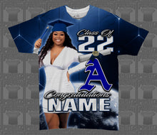 Load image into Gallery viewer, GRADUATION 3D ALLOVER PRINT TEES