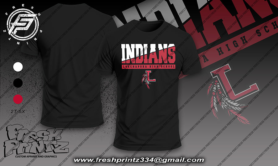 LOACHAPOKA INDIANS SLASH TEE SP-3