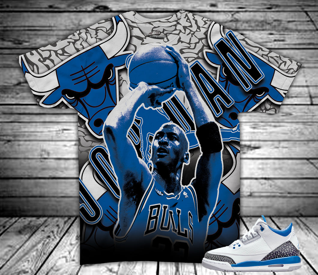 JORDAN 4 RACER BLUE LOGO