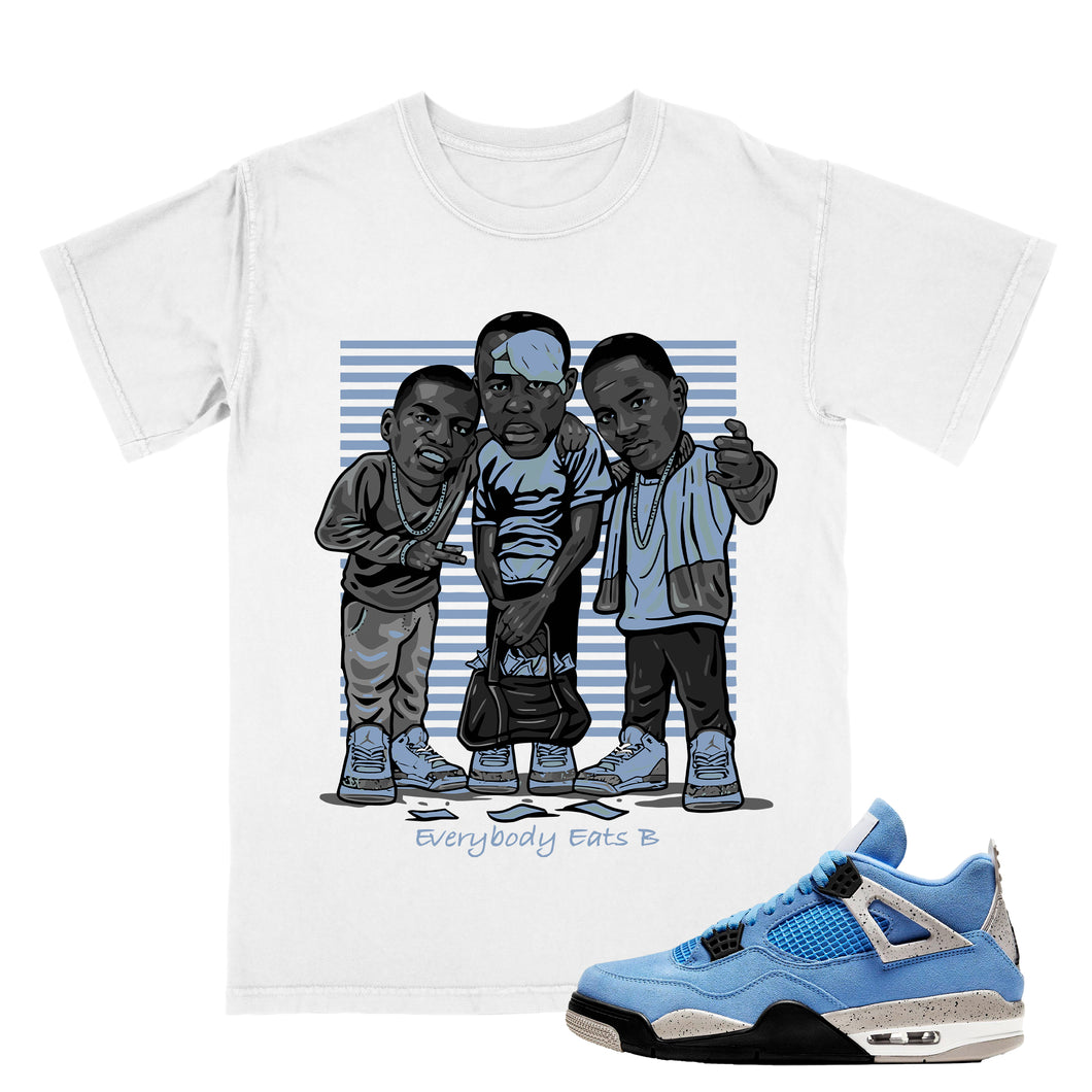 PAID IN FULL JORDAN 4 UNC BLUE